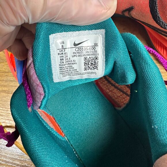 Nike Kyrie Low 4 EP 1 World 1 People Red Shoes Men's Size 8 CZ0105-600 - Picture 10 of 10